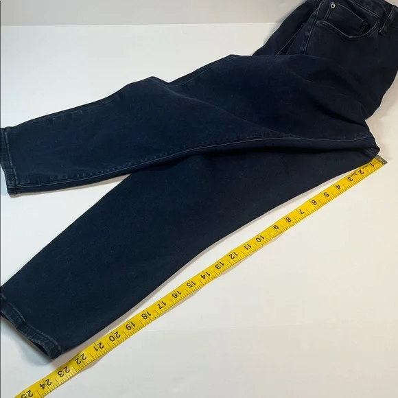 ASOS Classic Dark Five Pocket Slim Leg Blue Jeans Sz 32/26 - Picture 7 of 8